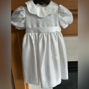 Florence Eiseman White Chiffon Dress, 4T